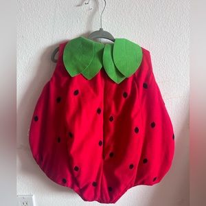 2T toddler strawberry Halloween costume